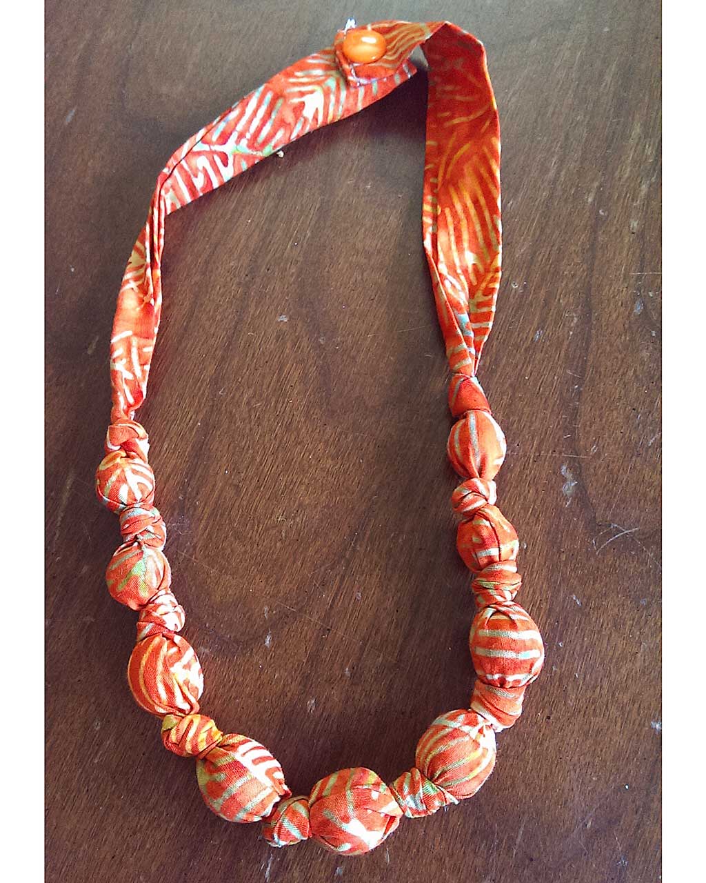 Fabric teething necklace on sale