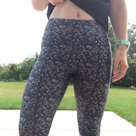 Crop Length, Contoured  Waistband Misses EYMM Get Moving Leggings