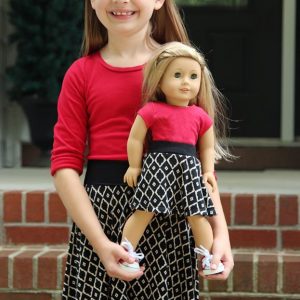 Girl’s Capsule Skirt (NB-18 & Doll)