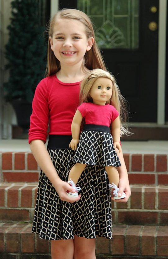 #EYMM #DIY Capsule Skirt for girls & dolls NB-18 Tween www.eymm.com