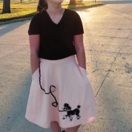 Poodle Skirt for Halloween … and Beyond